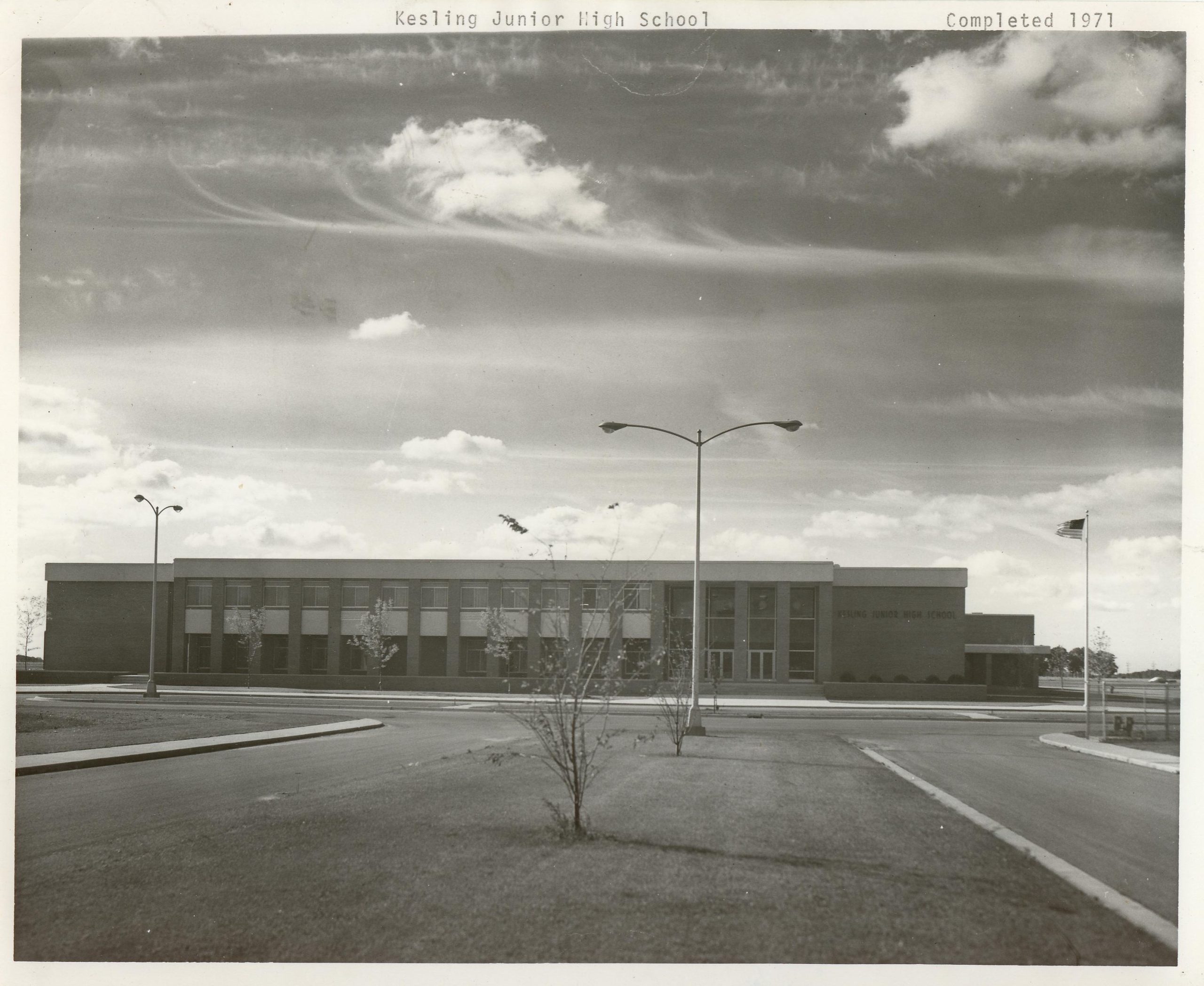 History - 1971 - Kesling Junior High School Porter Memorial Hospital - Valparaiso, IN - Built in 1939