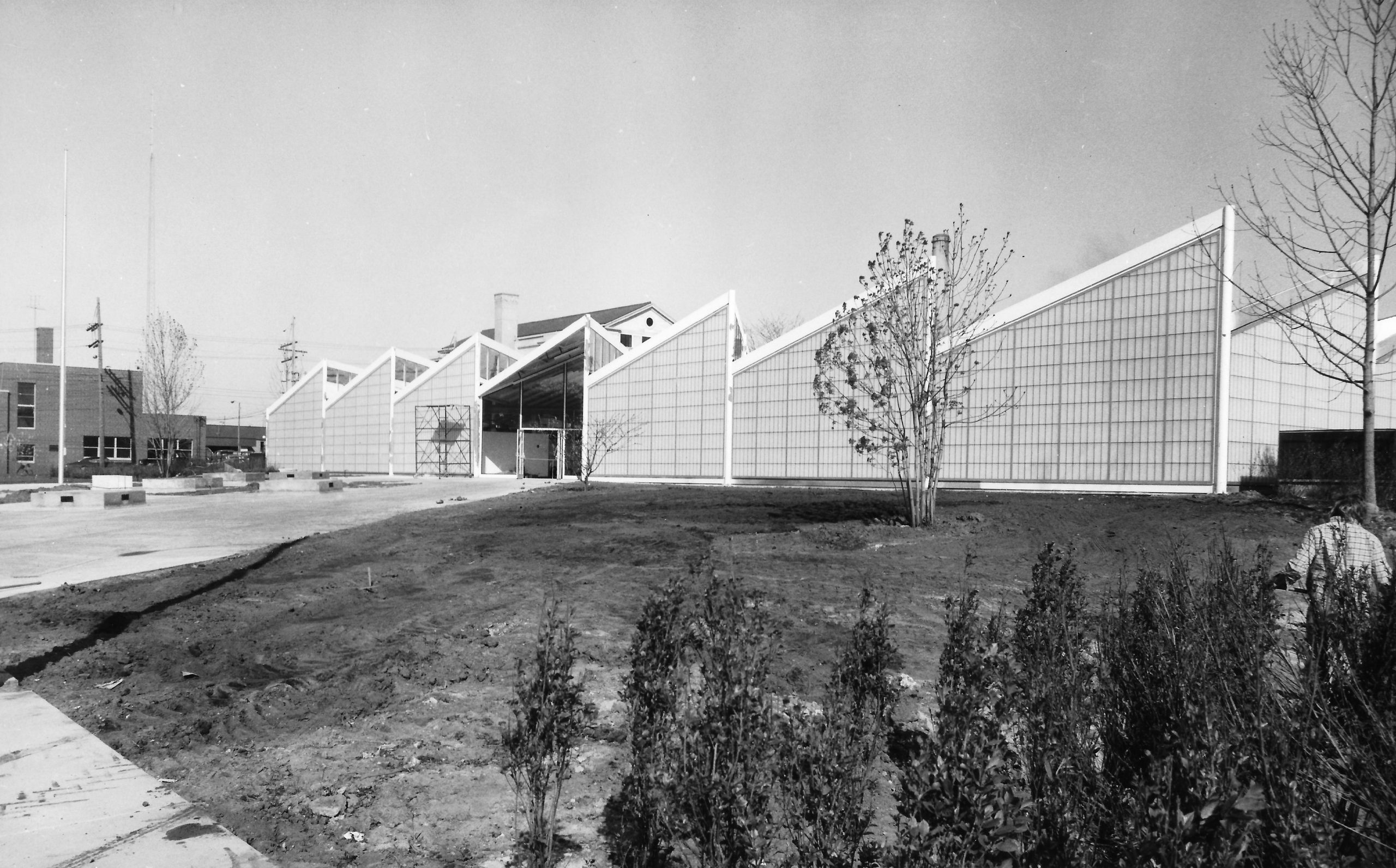 History - 1977 - Michigan City Public Library Michigan City Public Library exterior photo from 1977