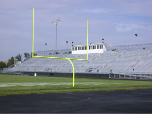 High School football field
