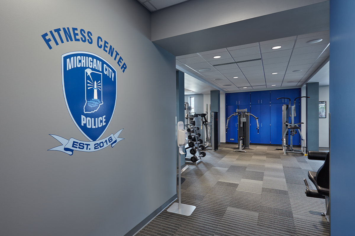 Michigan City Police Station - Fitness Center