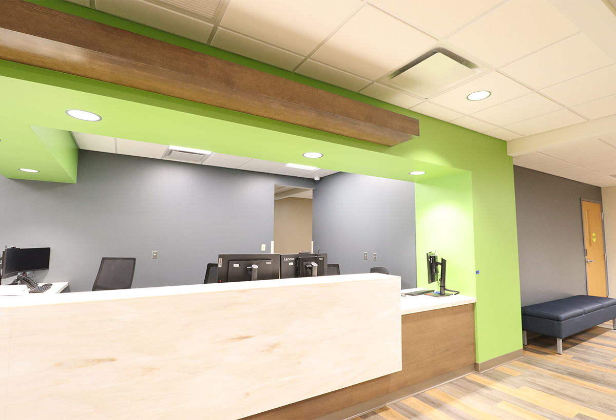 HealthLinc Mishawaka 2025 - Lobby Desk