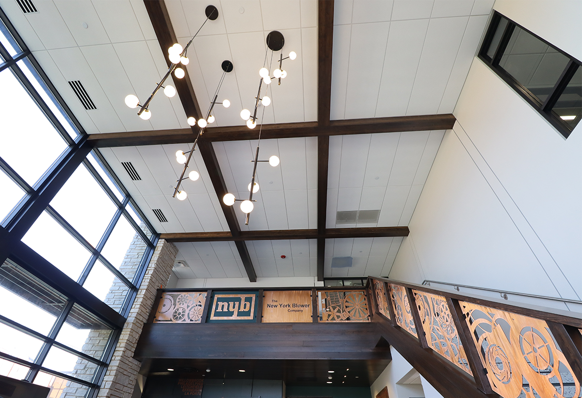 NYB-Office_0000_Foyer New York Blower Plant 4 office addition foyer stairwell