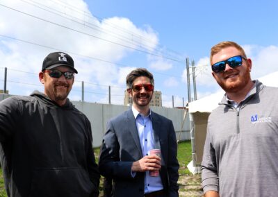 Larson-Danielson team at the Downtown Hammond Groundbreaking Ceremony